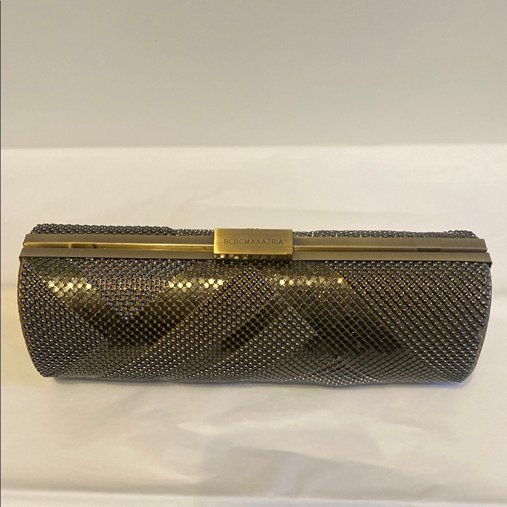 BCBGMAXAZRIA Gold Clutch Bag